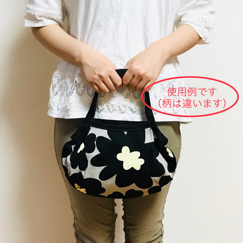 はずむドット柄＊小さなグラニーバッグ グラニーバッグ ＊ぴぴ
