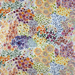 「Floribunda　リッチカラー花柄３枚セット」moda 生地 カットクロス　Create Joy Project 6枚目の画像