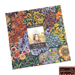 「Floribunda　リッチカラー花柄３枚セット」moda 生地 カットクロス　Create Joy Project 9枚目の画像