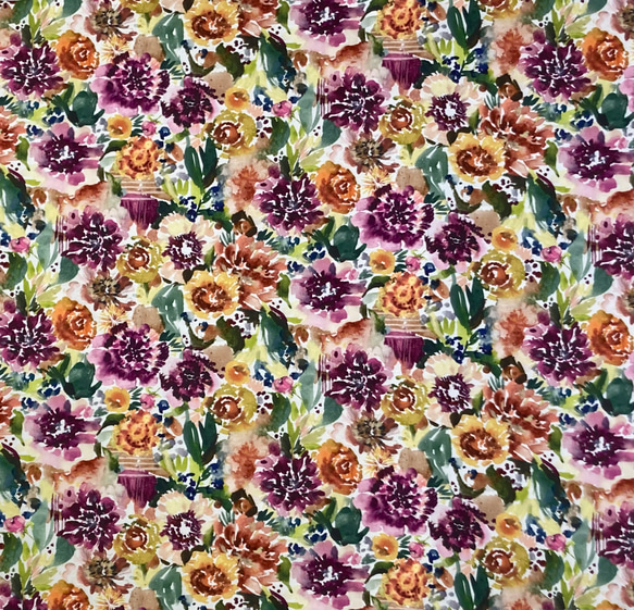 「Floribunda　リッチカラー花柄３枚セット」moda 生地 カットクロス　Create Joy Project 4枚目の画像