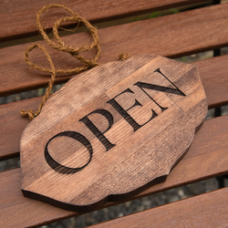 アンティーク木製の看板 hayamipro_13bg078a9r1