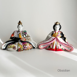 お雛様 大⭐︎ポーセリン 平安の雅 桃の節句 おひなさま ひな人形