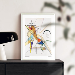 ● カンジスキー Wassily Kandinsky　1969 展覧会ポスター ワシリー・カンディンスキー Gewebe アートポスター モダン 名画 絵画