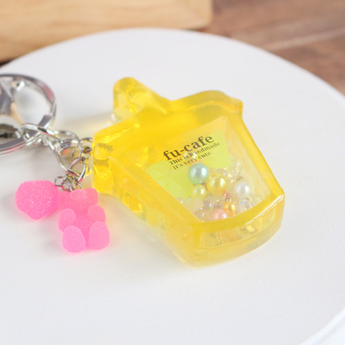 推し活】選べるシャカシャカドリンクキーホルダー バッグチャーム 風花