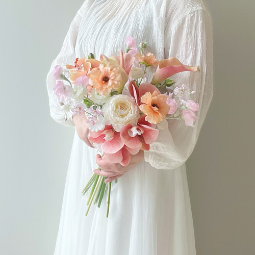 7日で届く！】新デザイン！テラコッタブーケ アーティフィシャル  