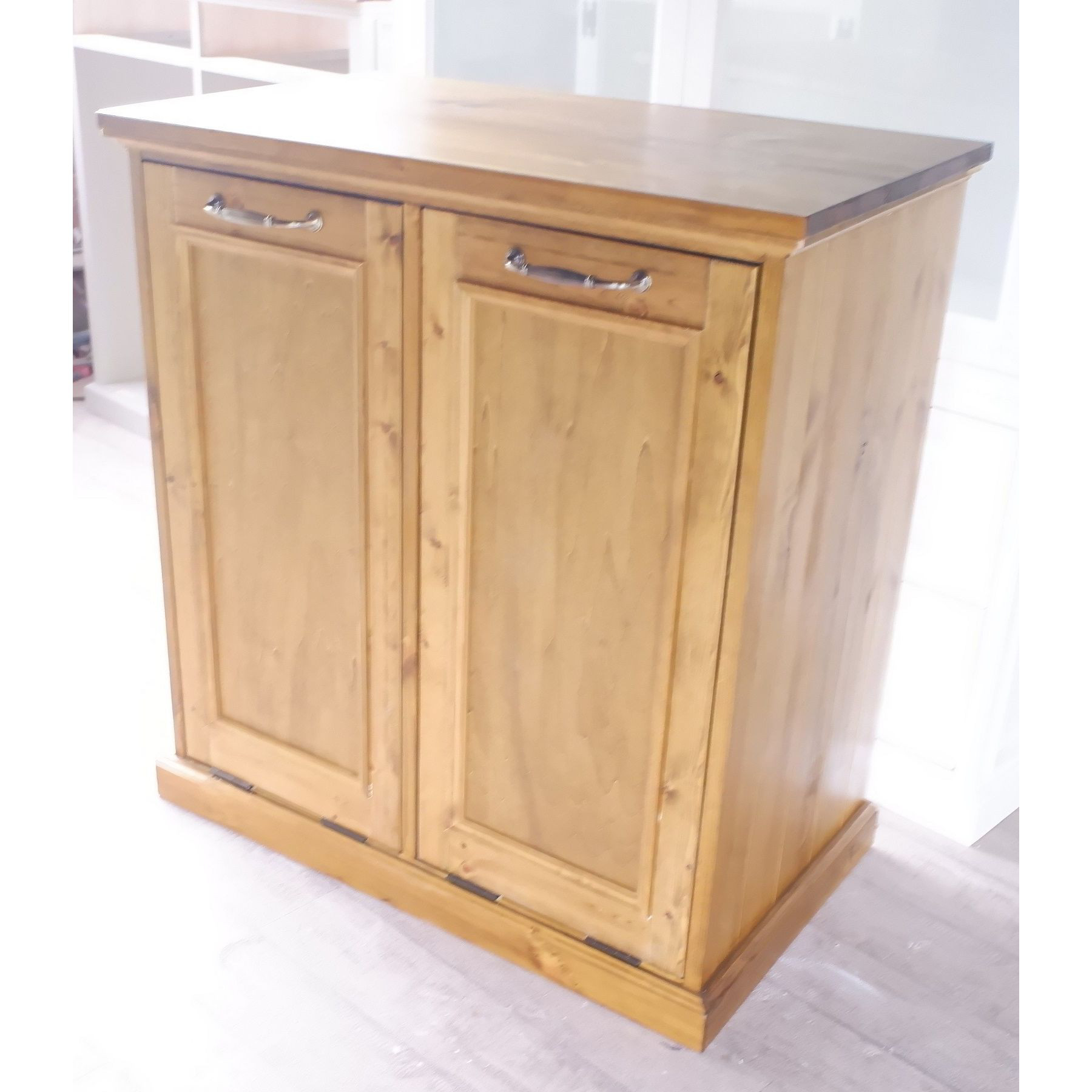 分別用ダストボックス 横並びタイプ　 ライトオーク　★取っ手が選べる★ 24,420円