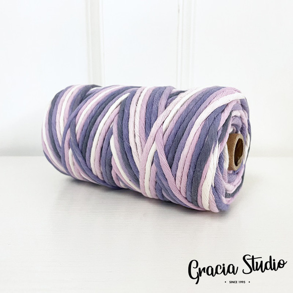 マクラメ　1本撚り　85m　3.5mm 1枚目の画像