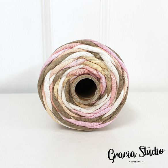 マクラメ　1本撚り　85m　3.5mm 3枚目の画像