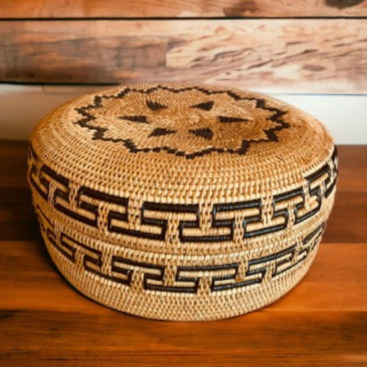 アジアン雑貨　アタ製品　アタ ラウンドソカシ ボックス　BBH2405-6