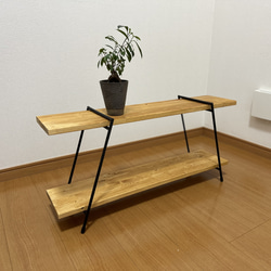 アイアンラック キャンプ アウトドア 棚 多肉植物 テーブル シェルフ 什器 おしゃれ アイアンラック 幅120cm》軽量折りたたみ /キャンプ