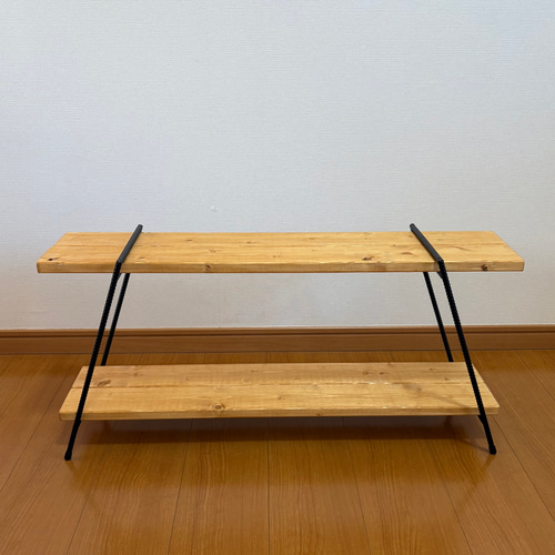 アイアンシェルフ アイアンレッグ キャンプ収納 イベント 什器 観葉