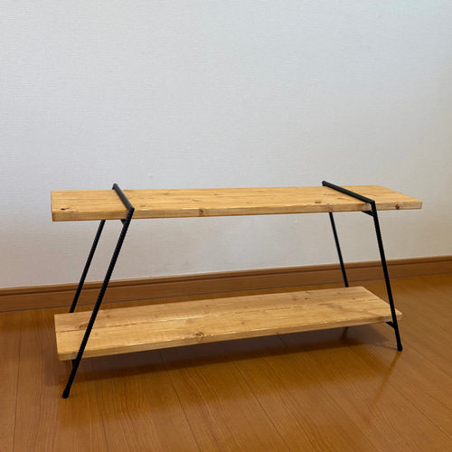 アイアンシェルフ アイアンレッグ キャンプ収納 イベント 什器 観葉