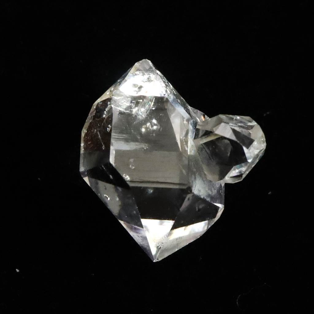 米国NY州産 ハーキマーダイヤモンド AAA+ 16mm原石 結晶 2.08g #31024 