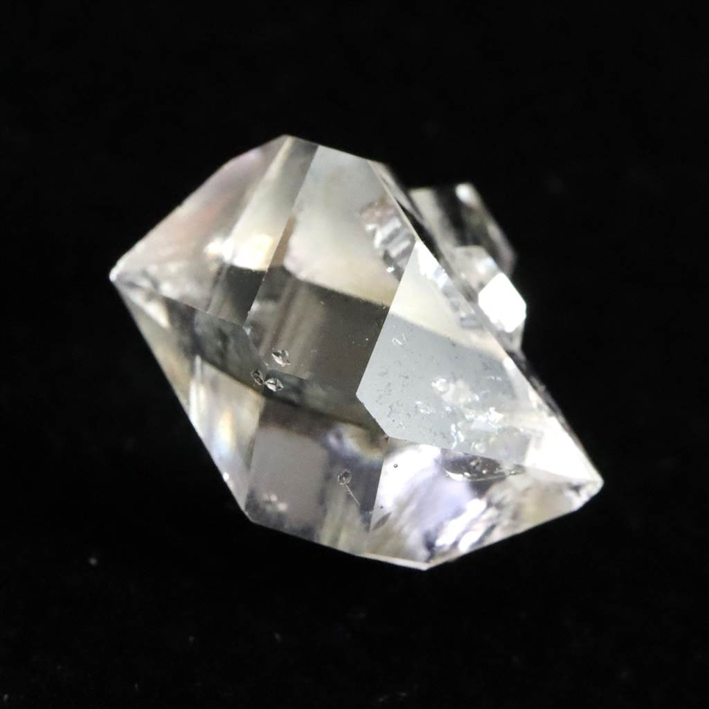 米国NY州産 ハーキマーダイヤモンド AAA+ 16mm原石 結晶 2.08g #31024 