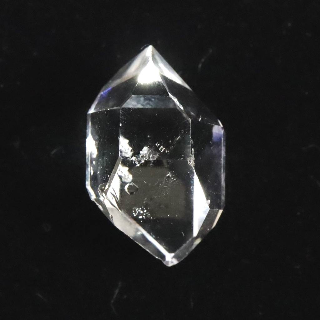 米国NY州産 ハーキマーダイヤモンド AAA+ 18mm原石 結晶 2.48g #64421 