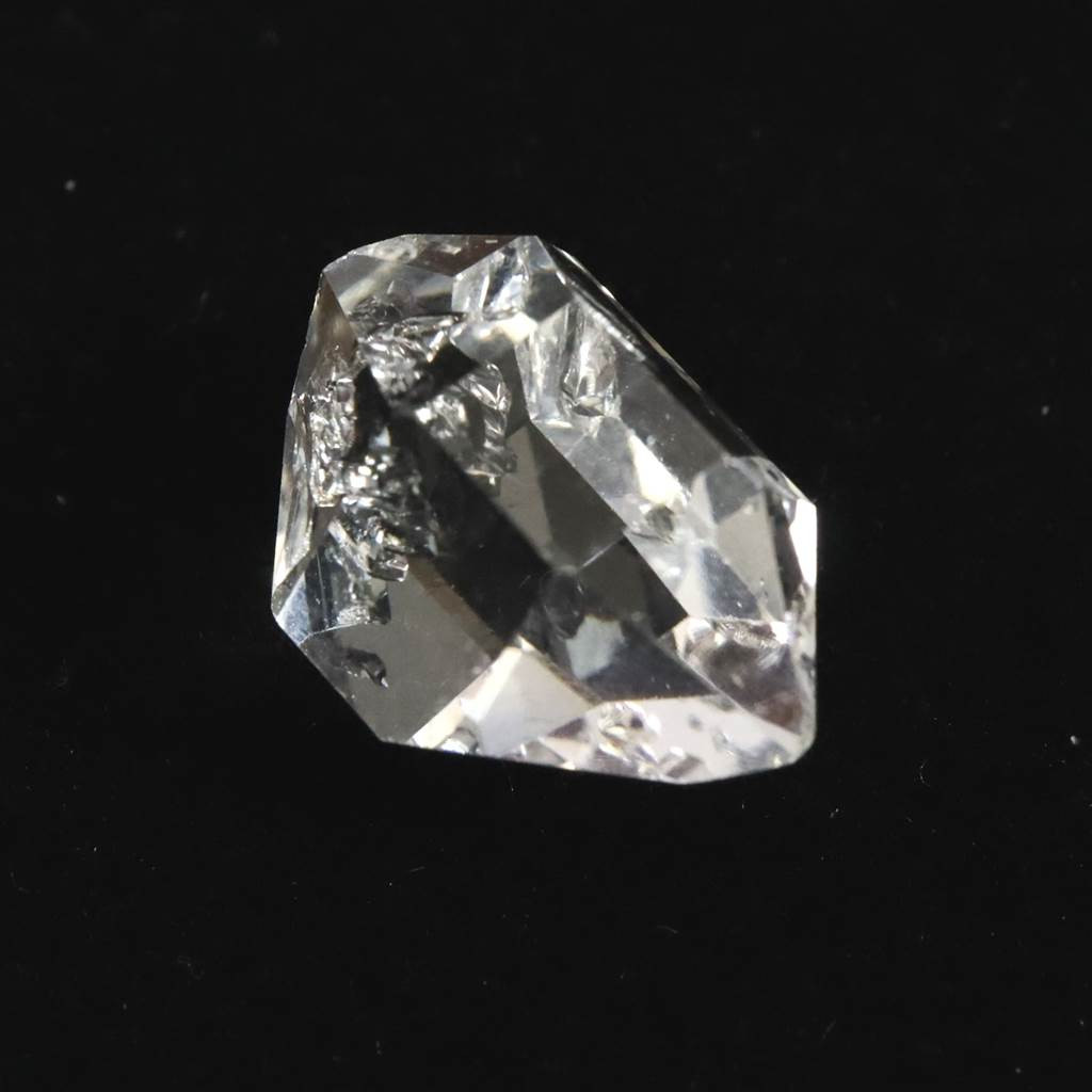 米国NY州産 ハーキマーダイヤモンド AAA+ 17mm原石 結晶 2.11g #57310 