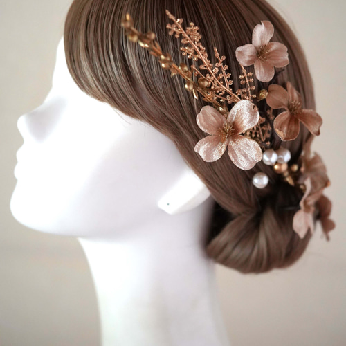 ハナミズキ-headdress】ー 結婚式髪飾り / 成人式髪飾り / 卒業式髪飾