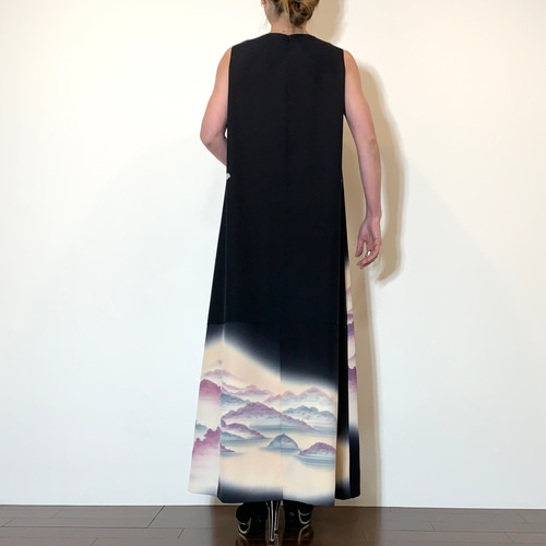 着物リメイク 留袖Aラインワンピース ワンピース komomo 通販
