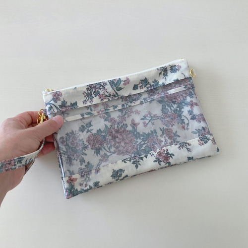 ブランドハンドメイド・手芸 - スマホも通帳も入前面クリア