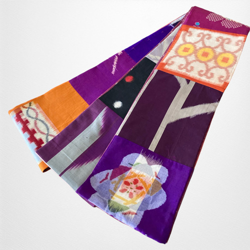 専用です☆アンティーク黒色に鮮やかな模様の着物に作り帯 楽天市場】[召しませ花 名古屋帯] 染め 京袋帯 鶴紋様 (クリーム×黒色