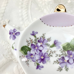 【即納】スミレのティーバッグトレイ ラッピング無料♪ 3枚目の画像