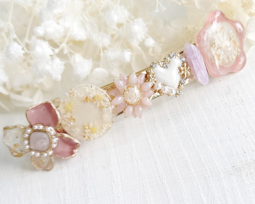 ♡展示品♡ひまわり　押し花　バレッタ　ハンドメイド　レジン mqdefault.jpg