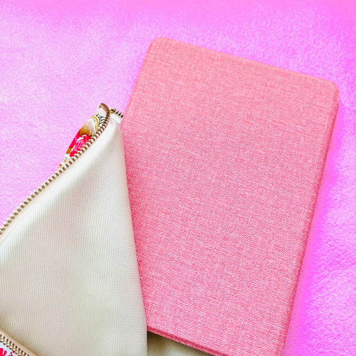 Kindle paper White L字ポーチ 昭和レトロな可愛い女の子のマルチ