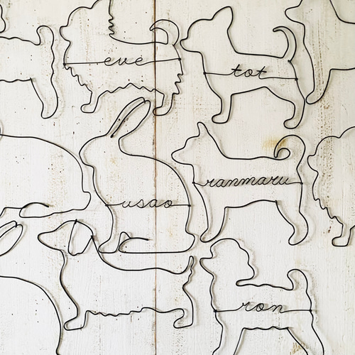 名入れできます♪わんこシルエット/ダックスフンド単品(虫ピン付属