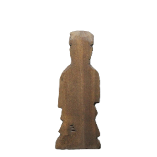 時代 【空木人作】 観音 仏像 3点 高17㎝ 美品 彫刻・オブジェ
