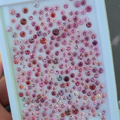 ピンクスピネルルース 3.5mm 宝石,天然石 ジュエリー用 pink