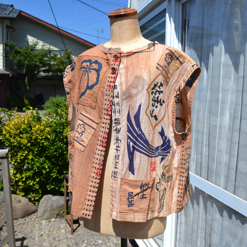 手織りと柿渋染めセール中　4点おまとめ 楽天市場】手織り木綿「土布」作務衣（さむえ）【無地】上下セット