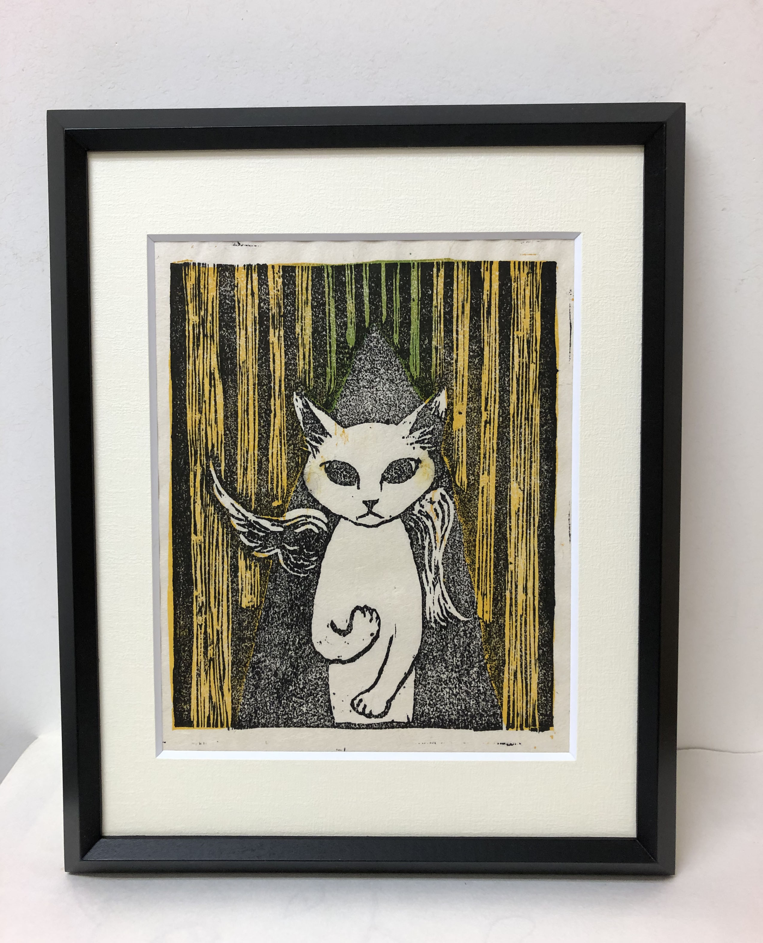 知恵の器　高見沢耳のジクレー版画作品　一点物の版画作品です(A4サイズ) 知恵の器 高見沢耳のジクレー版画作品 一点物の版画作品です(A4