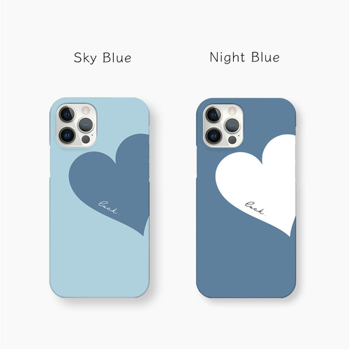 Big Heart♡夏色 スマホケース iPhoneケース 文字入れ iPhone