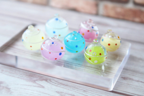 よこショコ　ガラス細工　ミニチュア ひよこ 置物 ガラス細工 ミニチュア 雑貨 小鳥 グラススクエア