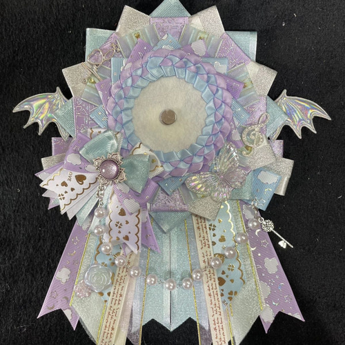 星空の痛ロゼットオーダー 57、58mm対応 手作り ロゼット 痛ロゼット