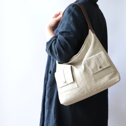 ⚮̈ミナペルホネン rosy beige シプリバッグ 巾着ショルダーバッグ