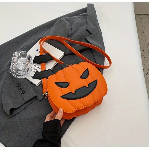 コヤンイサムチョン　ハンドメイド　ファースマホショルダー　バミちゃん　かぼちゃ コヤンイサムチョンハンドメイドファースマホショルダーバミ