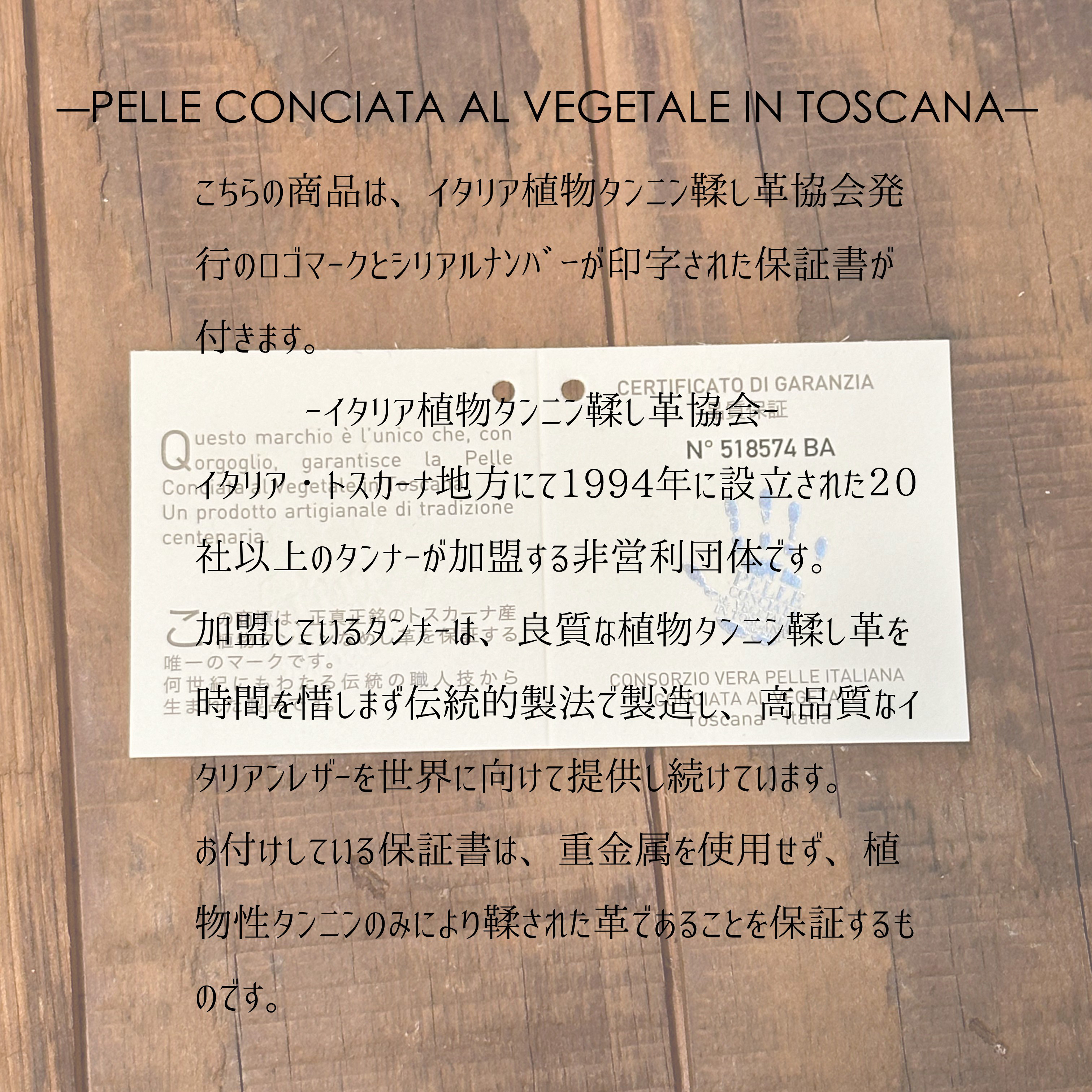 イタリアTempest社のレザーを使用したフラップウォレット　留め具：ホックタイプ（本金メッキ）