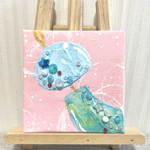A-71/23】アクリル画 原画 絵画 現代アート キャンバス 真作