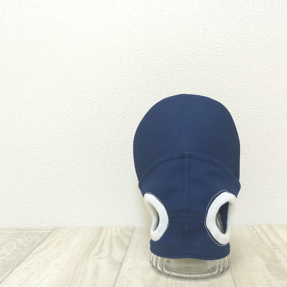 イタグレ帽子 無地 紺 ペット服・アクセサリー atelier NUNNU