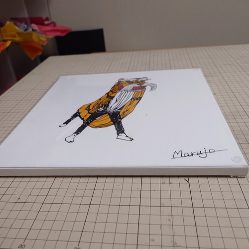 切り絵「釜石虎舞」 切り絵 ogura marujo-kirie 通販 18112334｜Creema