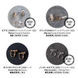 蝴蝶與花朵 鏡框　耳環 / 耳夾 / 橢圓　cherry quartz 第10張的照片