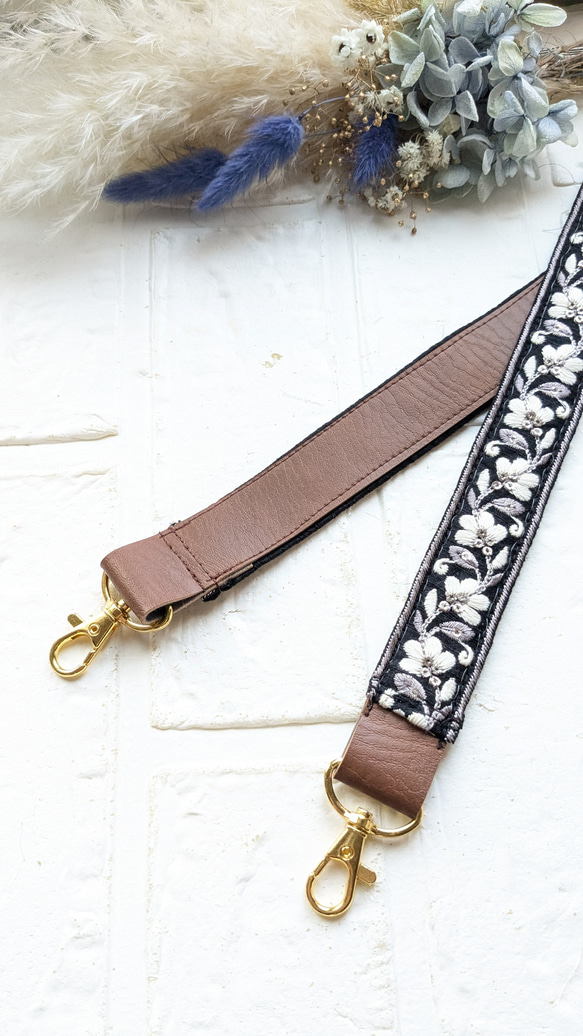 インド刺繍リボン　ショルダー Amazon | アウトレット品インド刺繍リボンショルダーストラップ