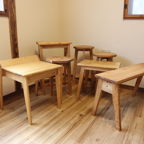 ハイスツール 54cm 木製 チェア 椅子 イス おしゃれ シンプル 丸椅子