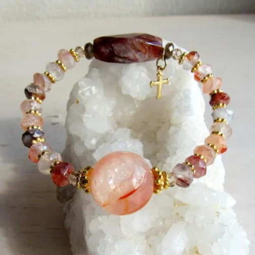 マニカラン水晶 マニカラン 水晶 ブレスレット 鉱物 ブレス