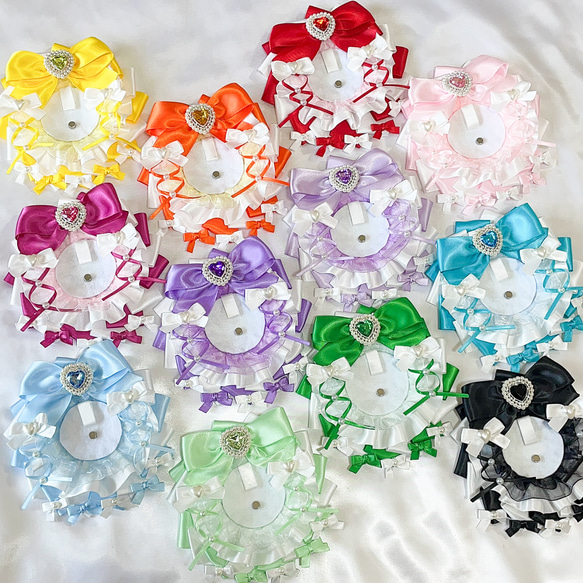 高品質 ロゼット用フリルリボン ロゼット用フリルリボン