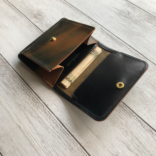 完成品 Horweenシェルコードバン ミニウォレット フルコードバン 完成品 Horweenシェルコードバン ミニウォレット フルコードバン