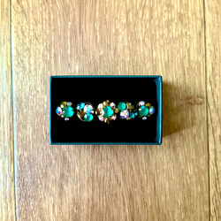 10粒】スワロフスキー オクタゴン シルバーグレーズ 8115 14mm 1つ穴