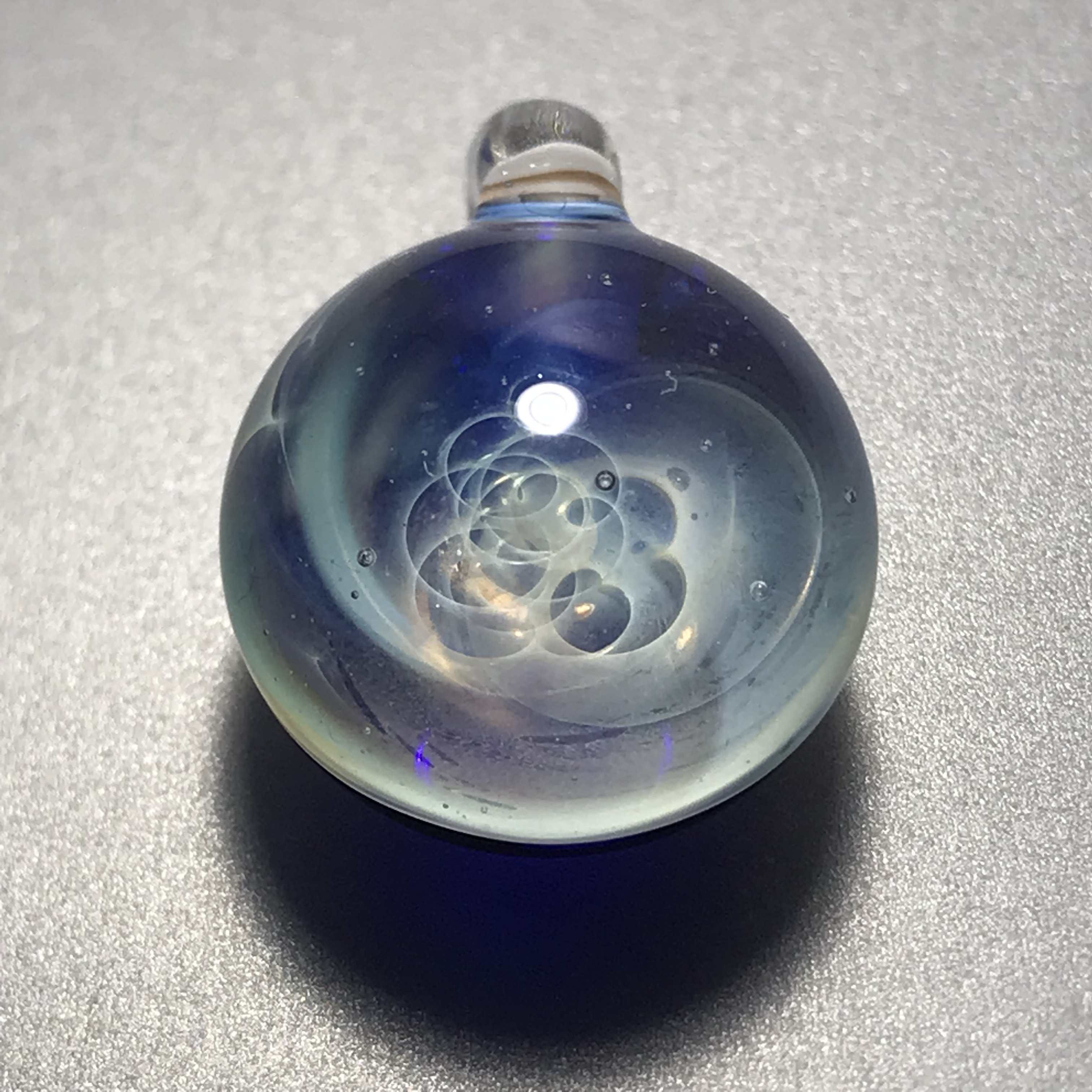 銀河のペンダントトップ　青