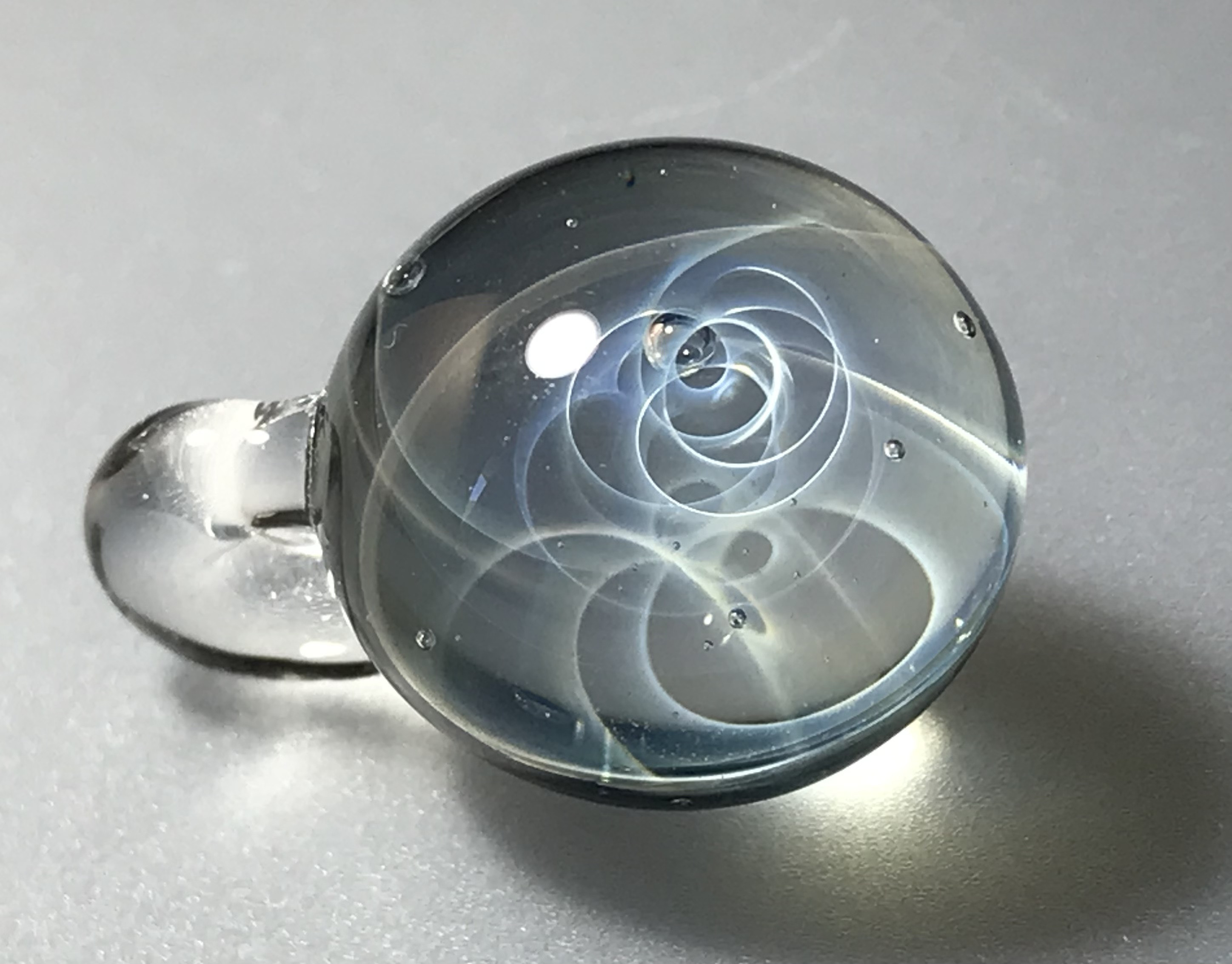 銀河のペンダントトップ　グレー